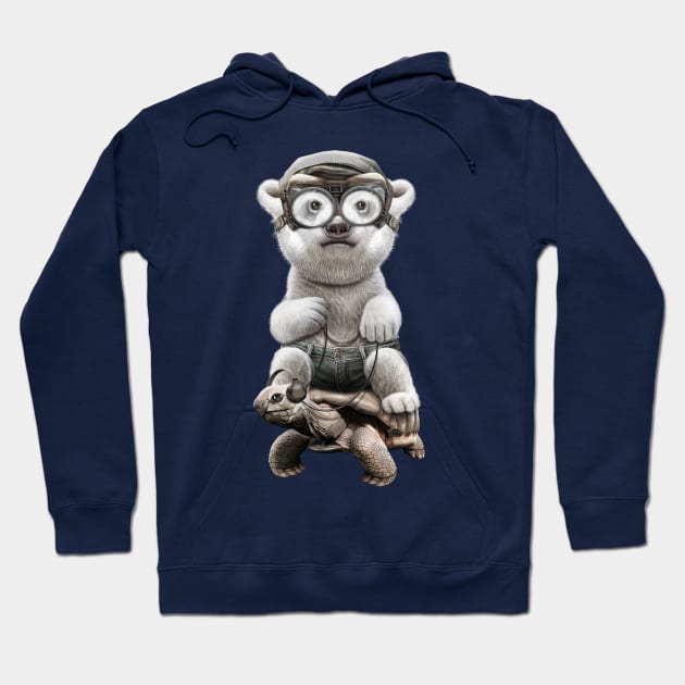 POLAR RIDING TORTOISE Hoodie by ADAMLAWLESS